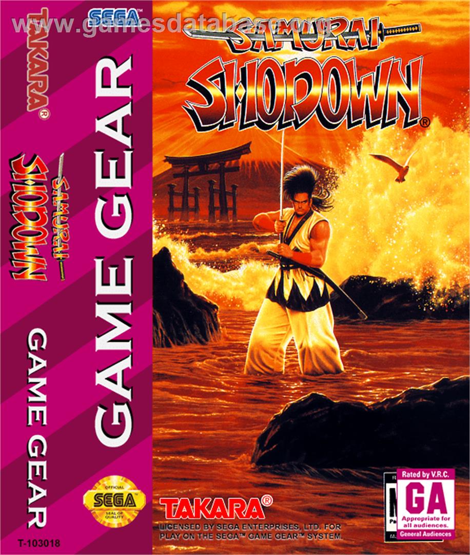 Samurai Shodown / Samurai Spirits - Sega Game Gear - Artwork - Box