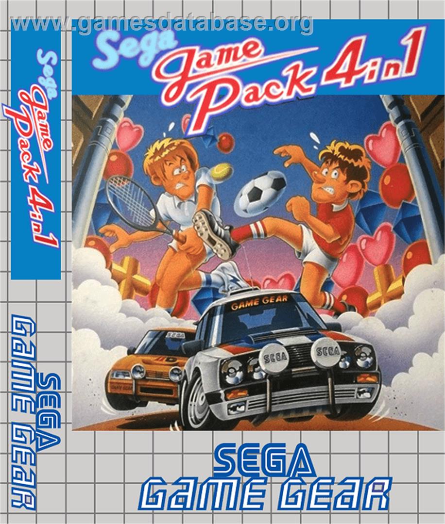 Sega Game Pack 4 in 1 - Sega Game Gear - Artwork - Box