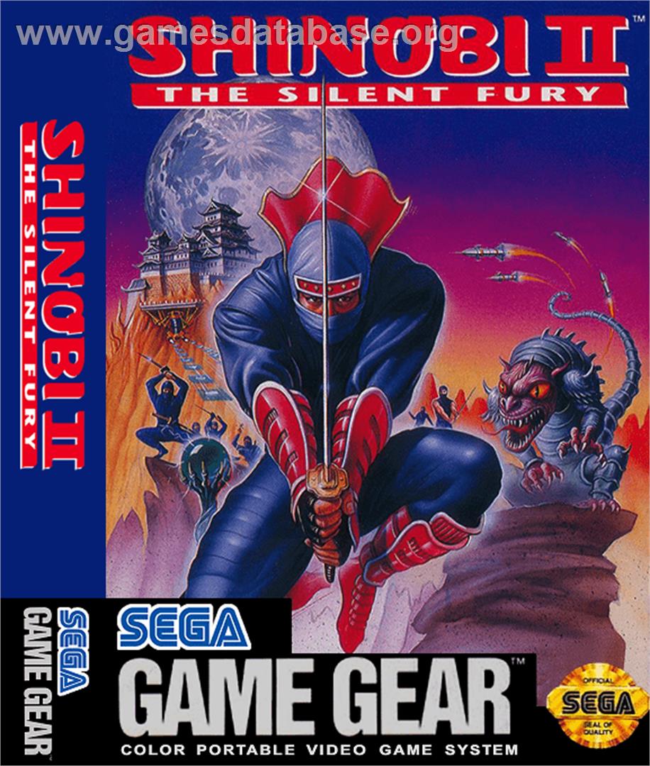 Shinobi II: The Silent Fury - Sega Game Gear - Artwork - Box