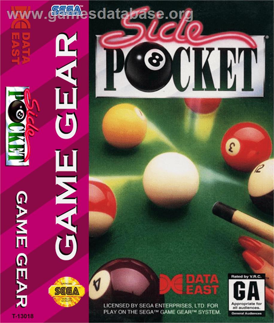 Side Pocket - Sega Game Gear - Artwork - Box