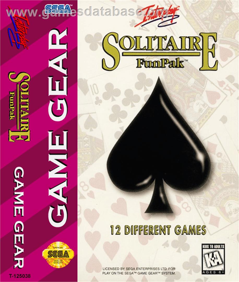 Solitaire FunPak - Sega Game Gear - Artwork - Box