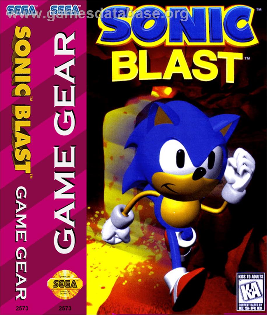 Sonic Blast - Sega Game Gear - Artwork - Box