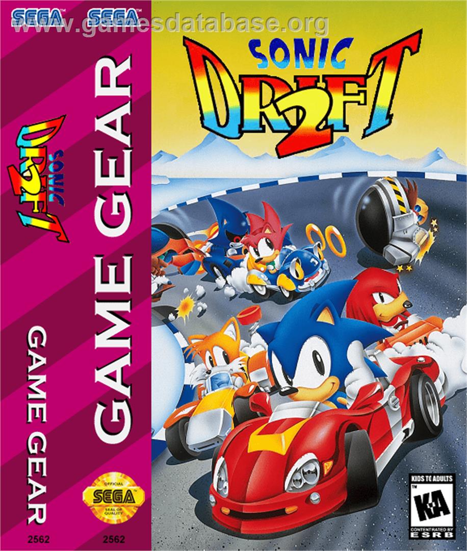 Sonic Drift 2 - Sega Game Gear - Artwork - Box