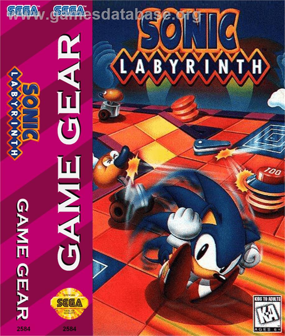 Sonic Labyrinth - Sega Game Gear - Artwork - Box