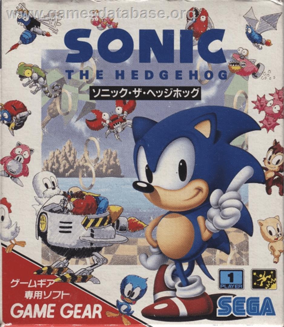 Sonic The Hedgehog - Sega Game Gear - Artwork - Box
