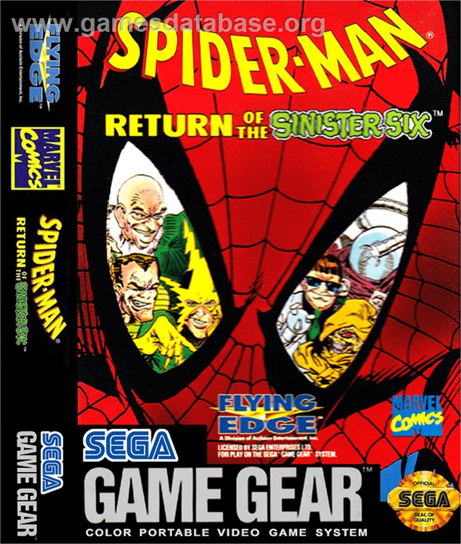 Spider-Man: Return of the Sinister Six - Sega Game Gear - Artwork - Box