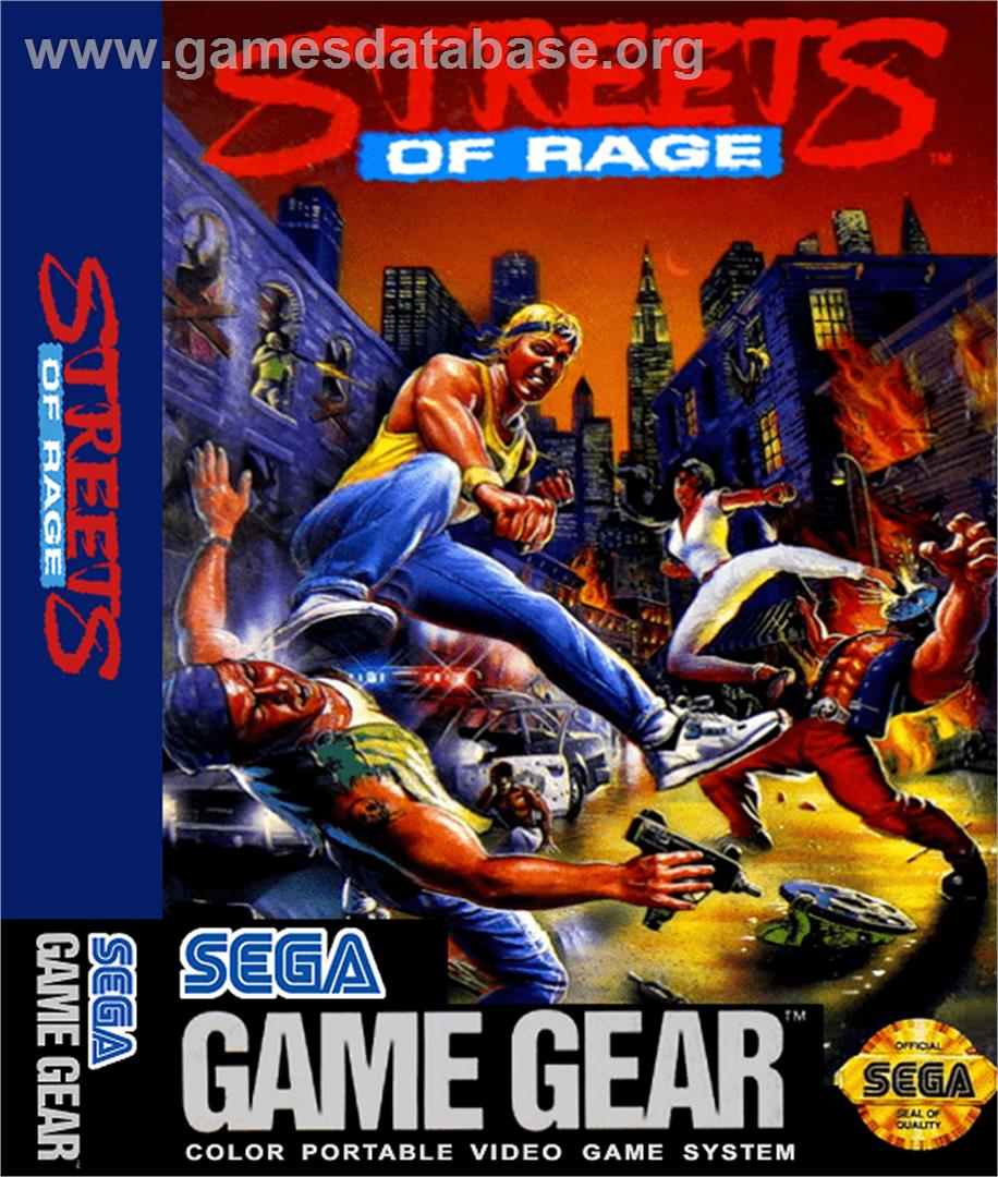 Streets of Rage - Sega Game Gear - Artwork - Box