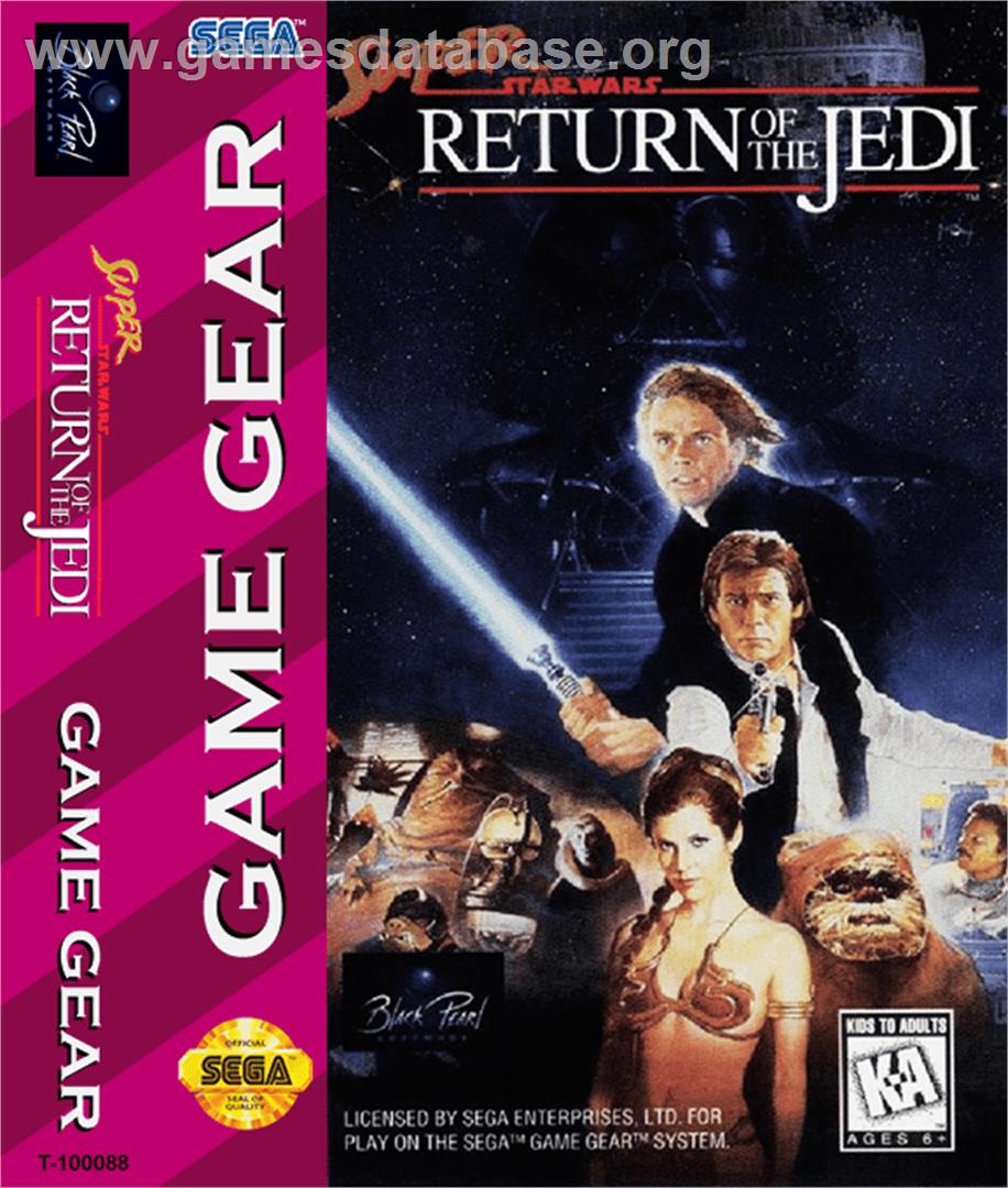 Super Star Wars: Return of the Jedi - Sega Game Gear - Artwork - Box