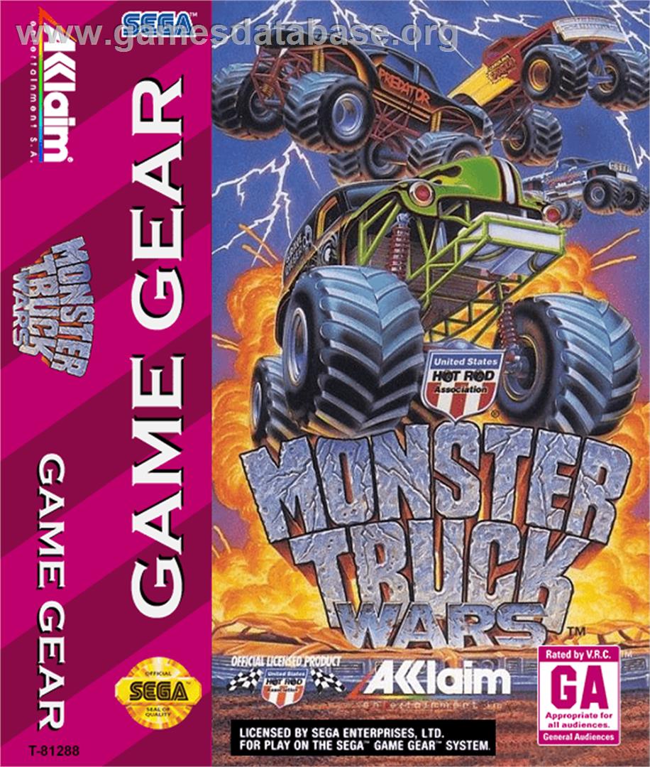 USHRA Monster Truck Wars - Sega Game Gear - Artwork - Box