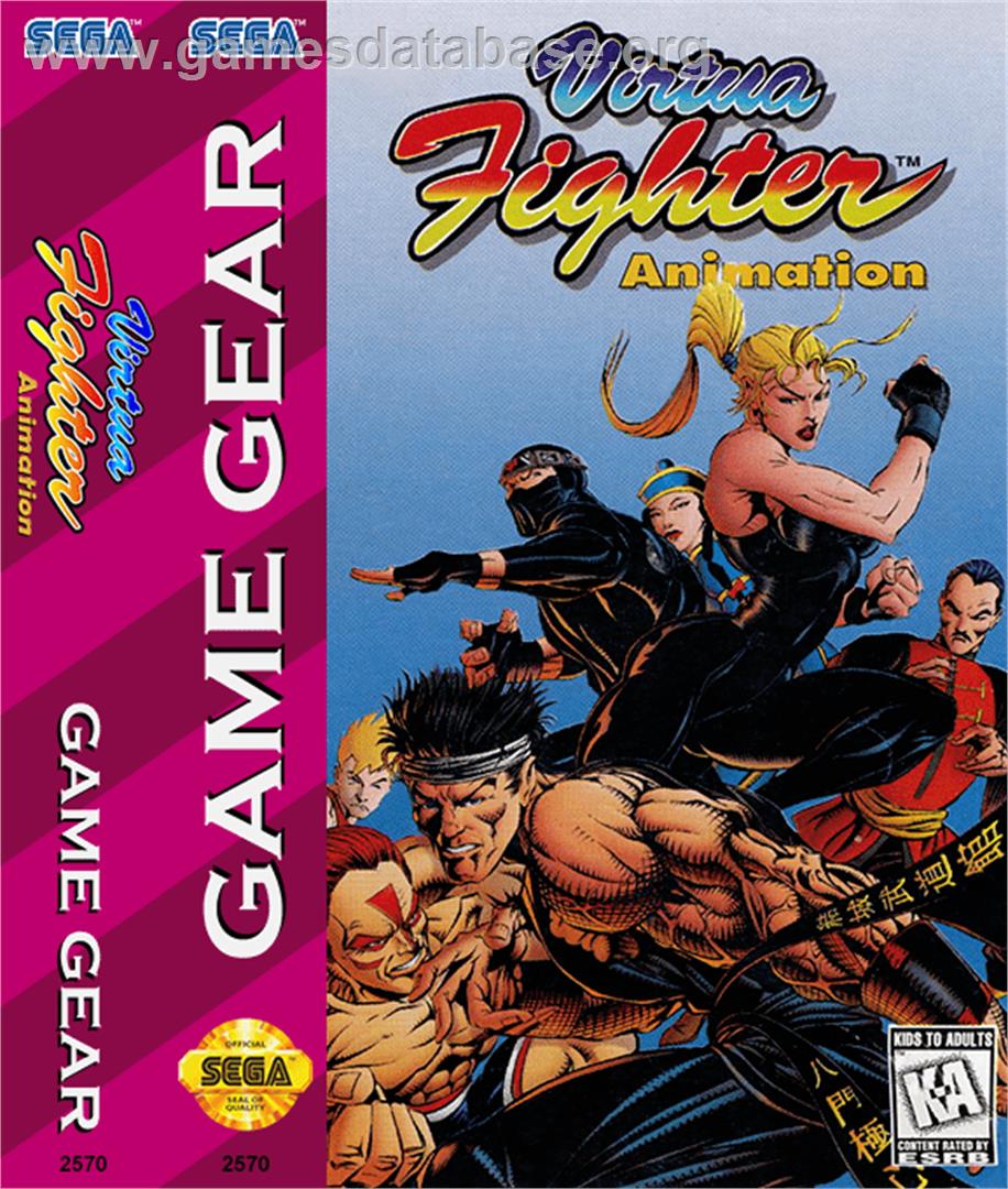 Virtua Fighter Animation - Sega Game Gear - Artwork - Box