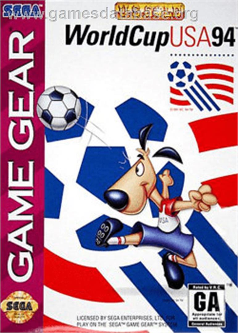 World Cup USA '94 - Sega Game Gear - Artwork - Box