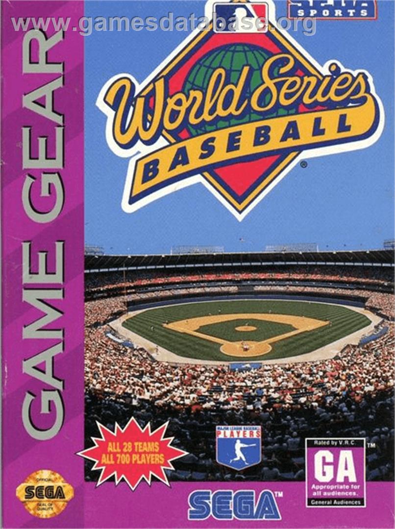 World Series Baseball - Sega Game Gear - Artwork - Box