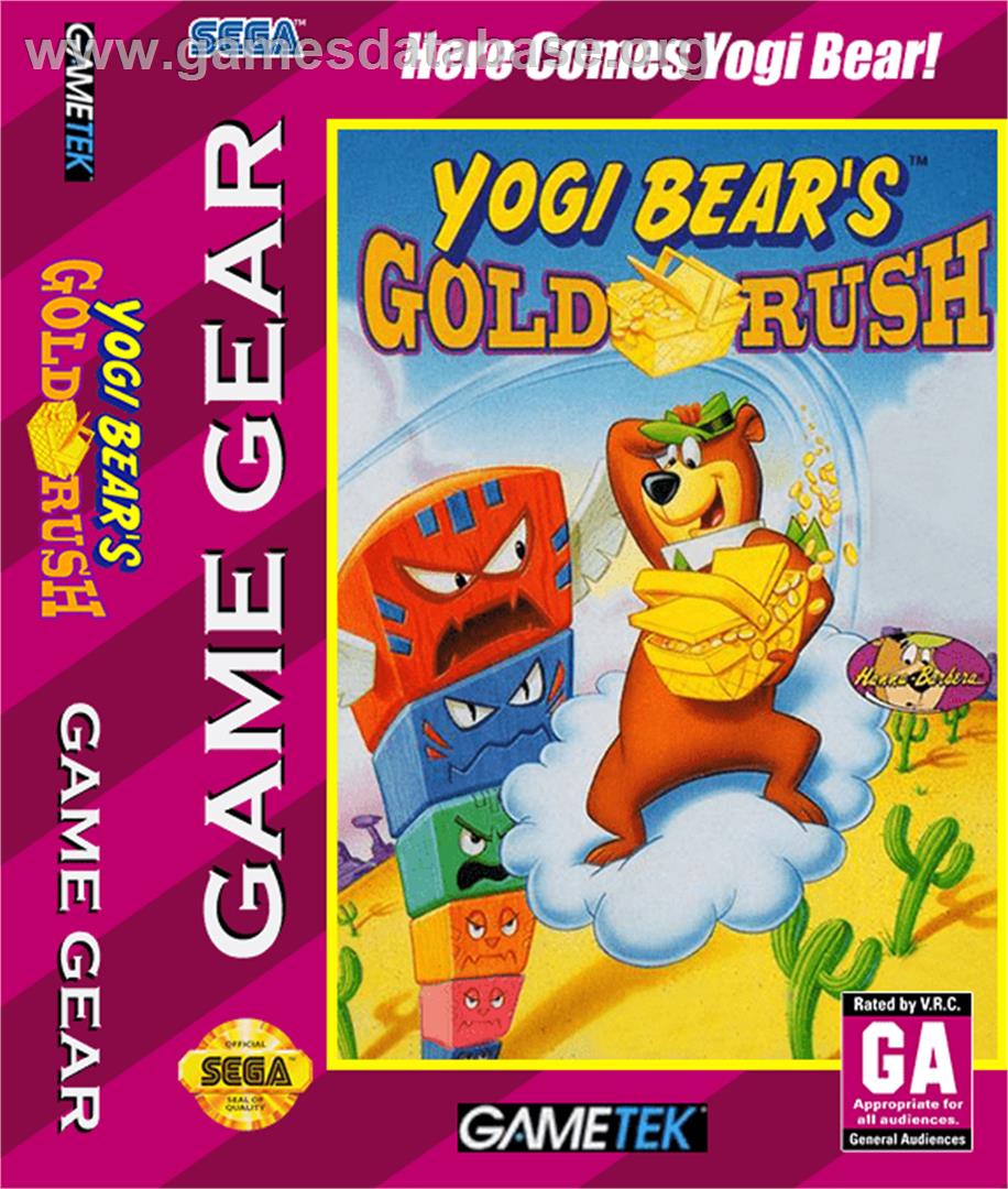 Yogi Bear in Yogi Bear's Goldrush - Sega Game Gear - Artwork - Box