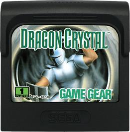 Cartridge artwork for Dragon Crystal on the Sega Game Gear.