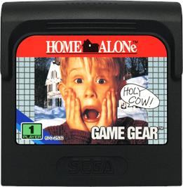 Cartridge artwork for Home Alone on the Sega Game Gear.