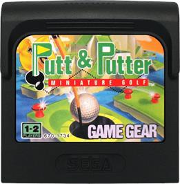 Cartridge artwork for Putt & Putter on the Sega Game Gear.