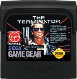 Cartridge artwork for Terminator on the Sega Game Gear.