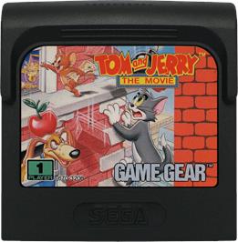 Cartridge artwork for Tom and Jerry: The Movie on the Sega Game Gear.