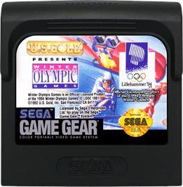 Cartridge artwork for Winter Olympics: Lillehammer '94 on the Sega Game Gear.
