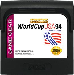 Cartridge artwork for World Cup USA '94 on the Sega Game Gear.