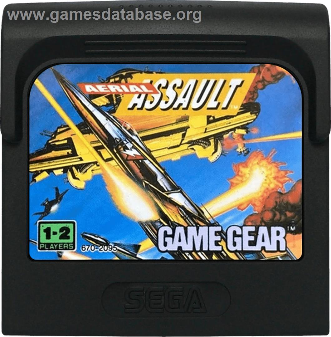 Aerial Assault - Sega Game Gear - Artwork - Cartridge