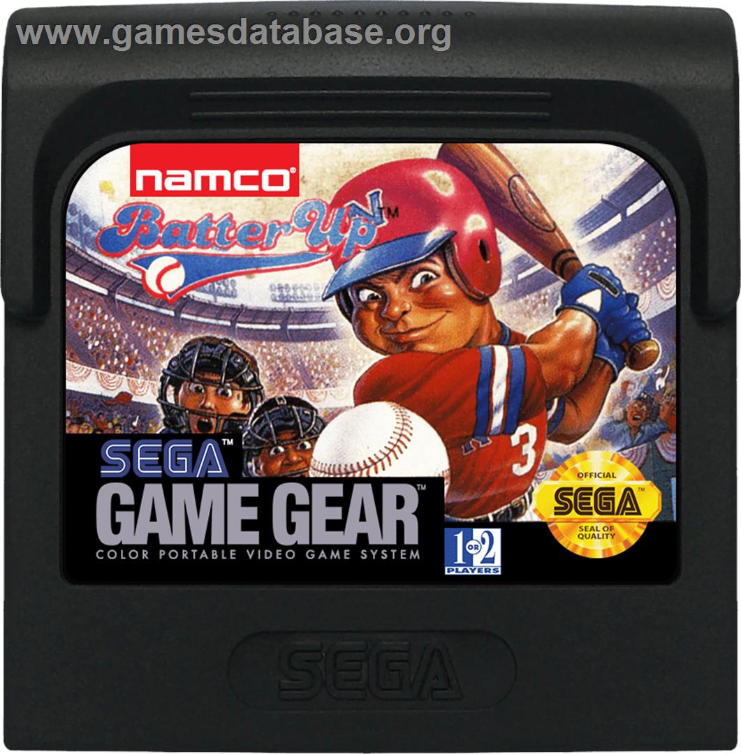 Batter Up - Sega Game Gear - Artwork - Cartridge