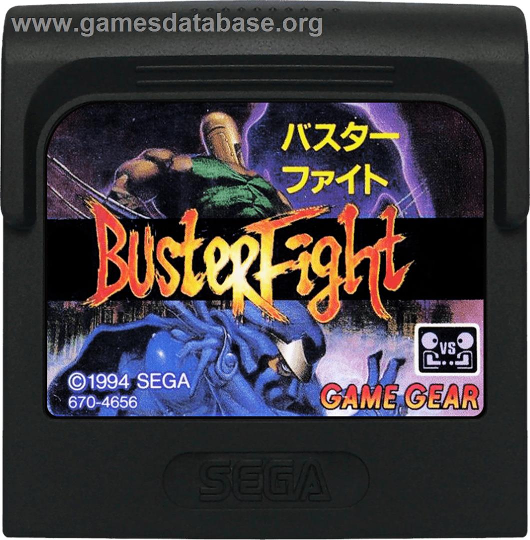 Buster Fight - Sega Game Gear - Artwork - Cartridge