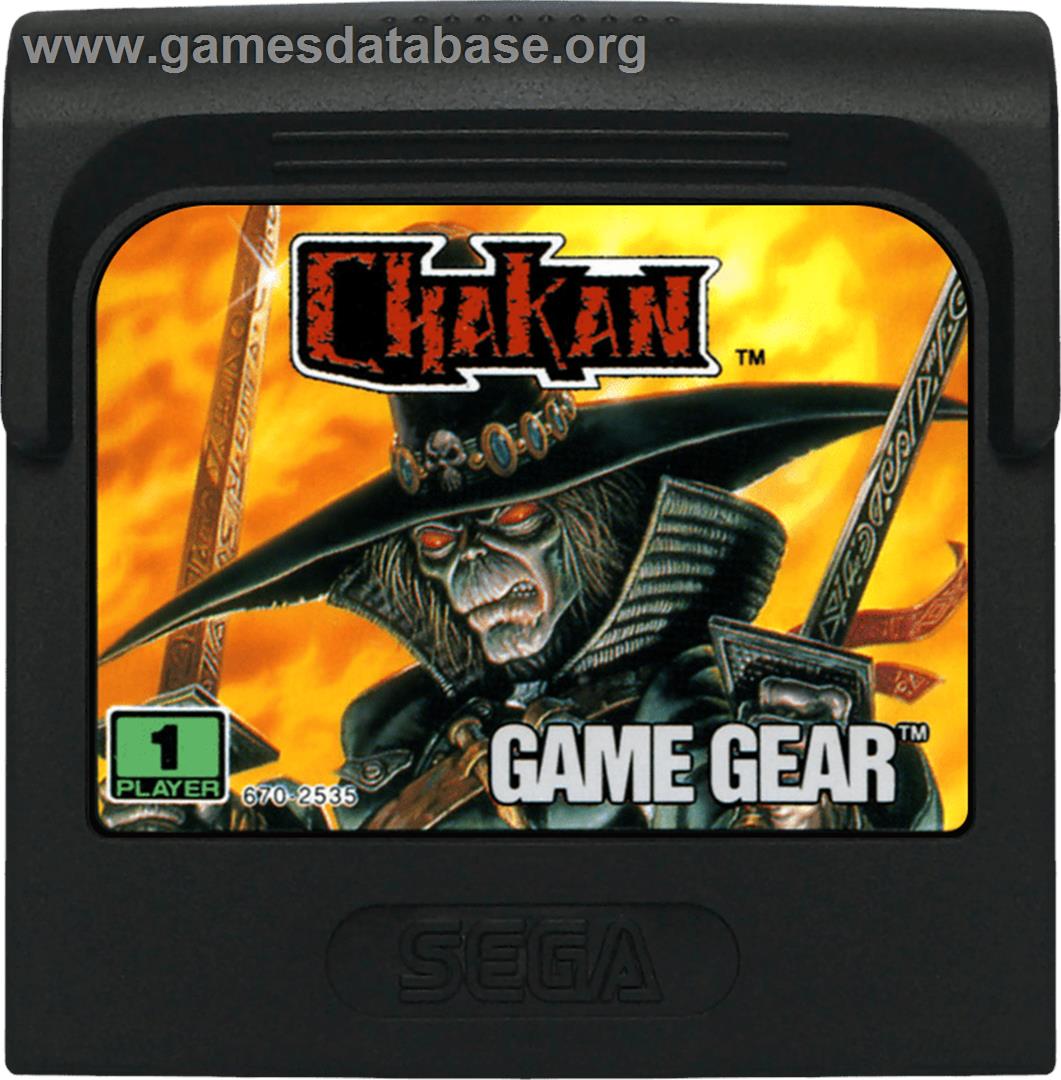 Chakan - Sega Game Gear - Artwork - Cartridge