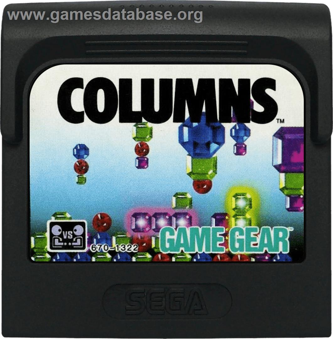 Columns - Sega Game Gear - Artwork - Cartridge