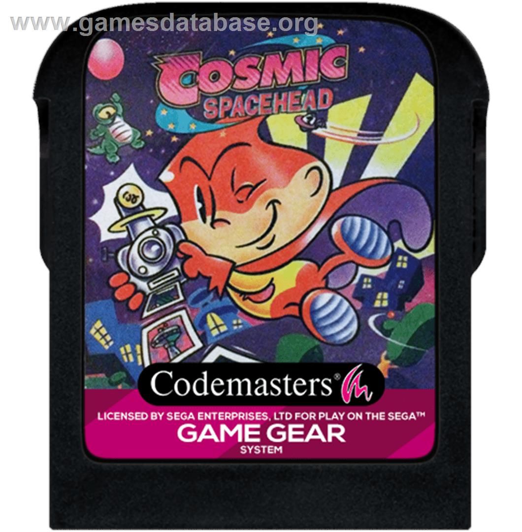 Cosmic Spacehead - Sega Game Gear - Artwork - Cartridge