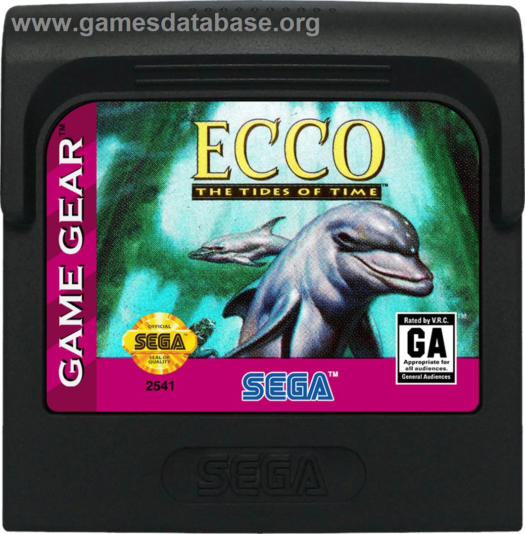 Ecco 2: The Tides of Time - Sega Game Gear - Artwork - Cartridge