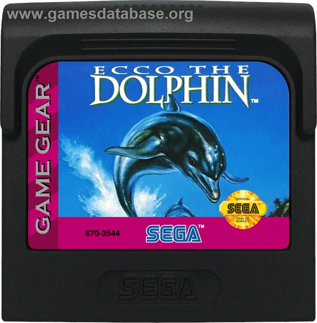 Ecco the Dolphin - Sega Game Gear - Artwork - Cartridge
