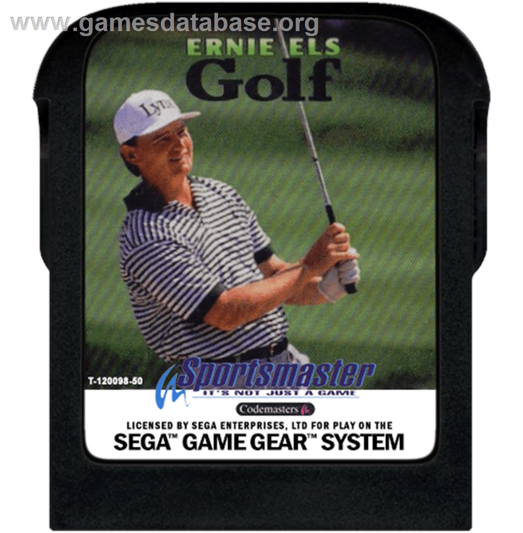Ernie Els Golf - Sega Game Gear - Artwork - Cartridge