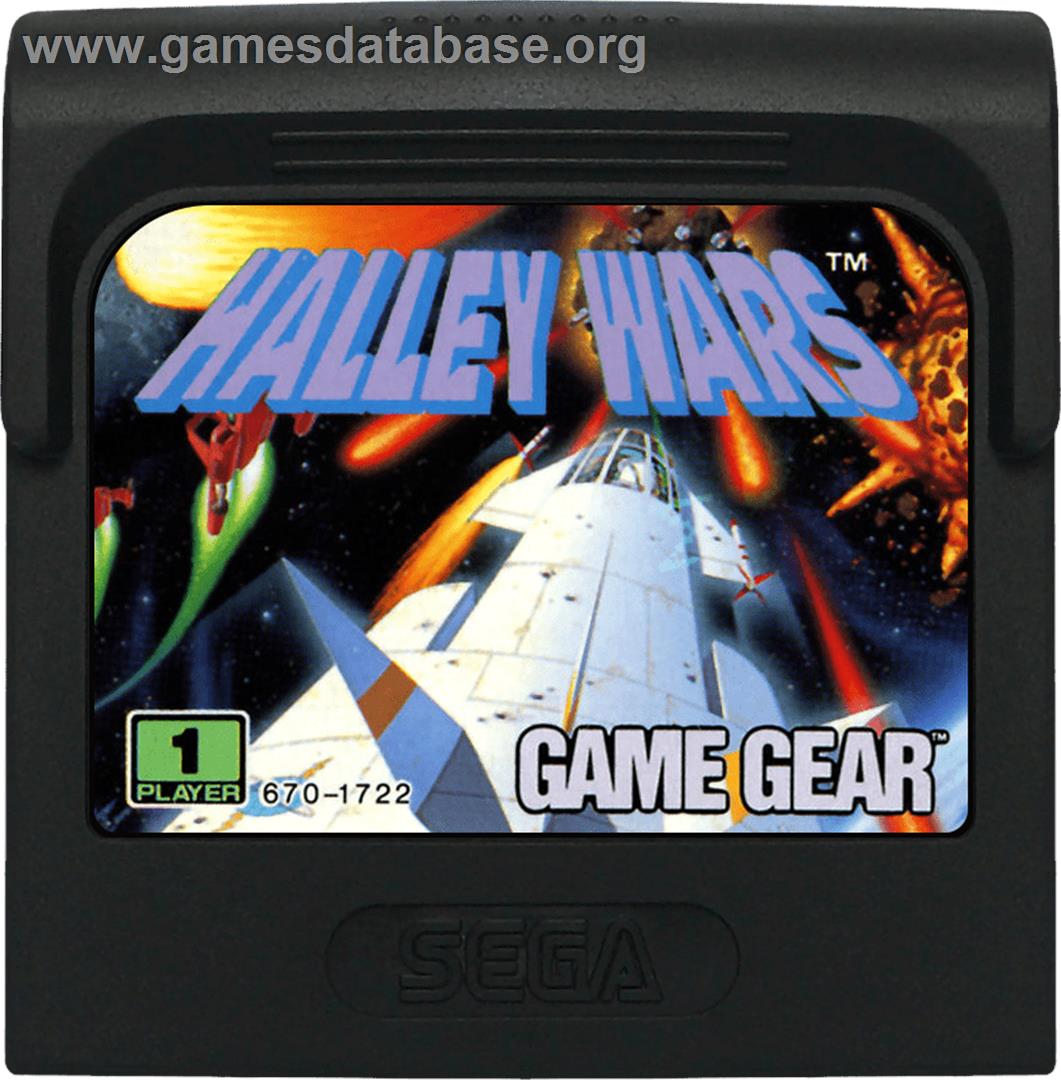 Halley Wars - Sega Game Gear - Artwork - Cartridge