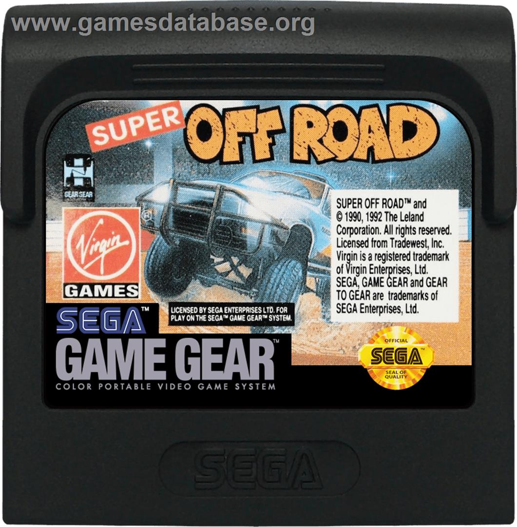 Ironman Ivan Stewart's Super Off-Road - Sega Game Gear - Artwork - Cartridge