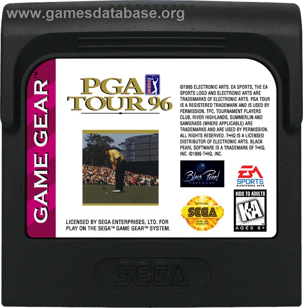 PGA Tour Golf '96 - Sega Game Gear - Artwork - Cartridge