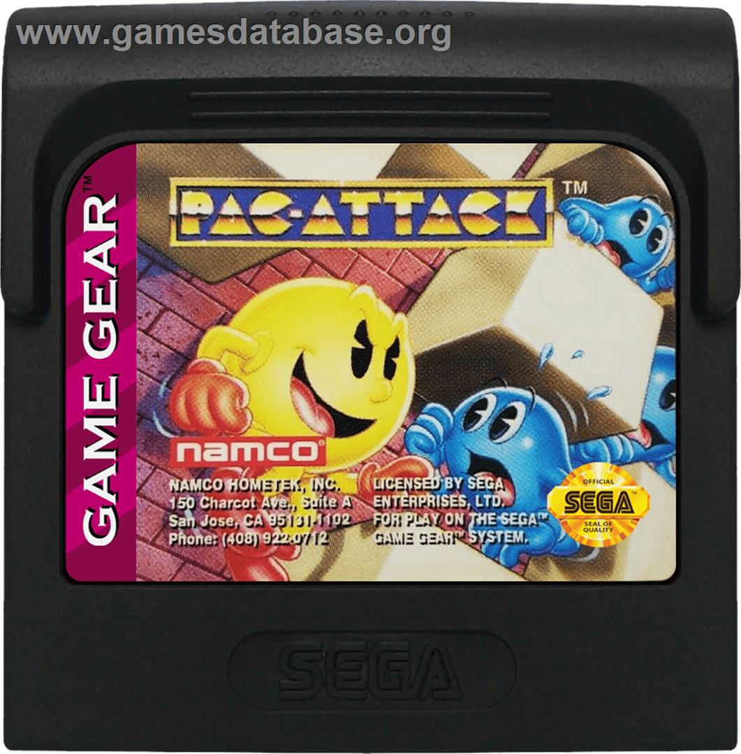 Pac-Attack - Sega Game Gear - Artwork - Cartridge