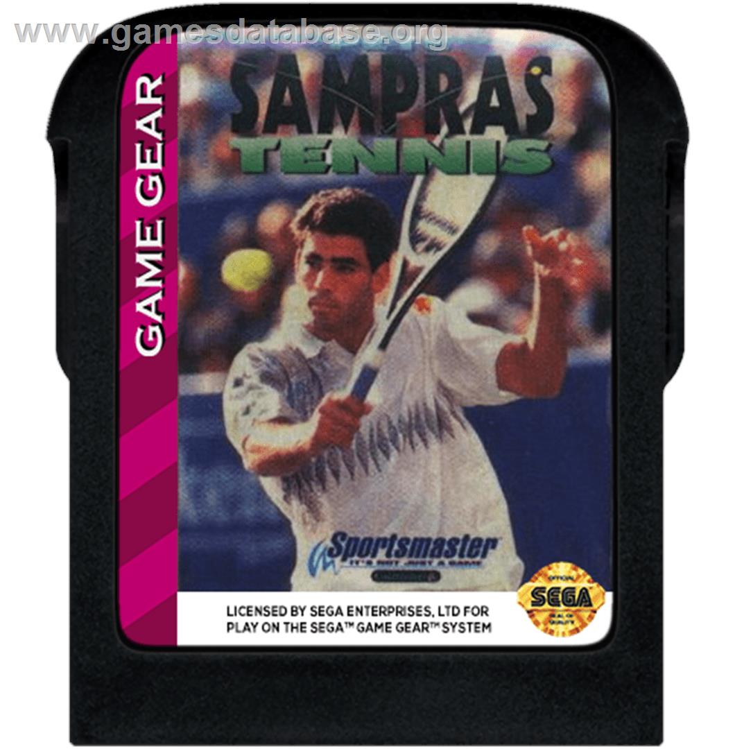 Pete Sampras Tennis - Sega Game Gear - Artwork - Cartridge