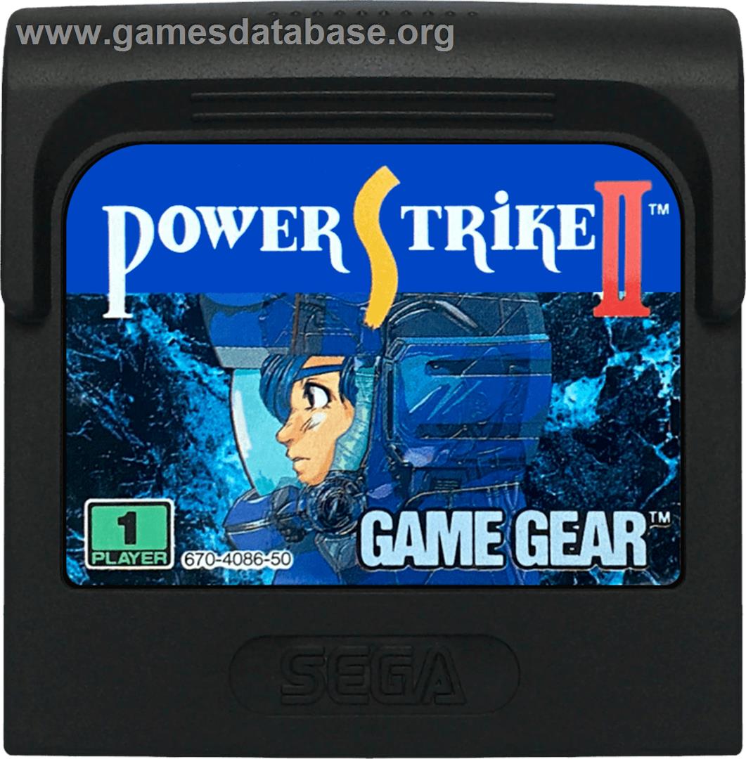 Power Strike 2 - Sega Game Gear - Artwork - Cartridge