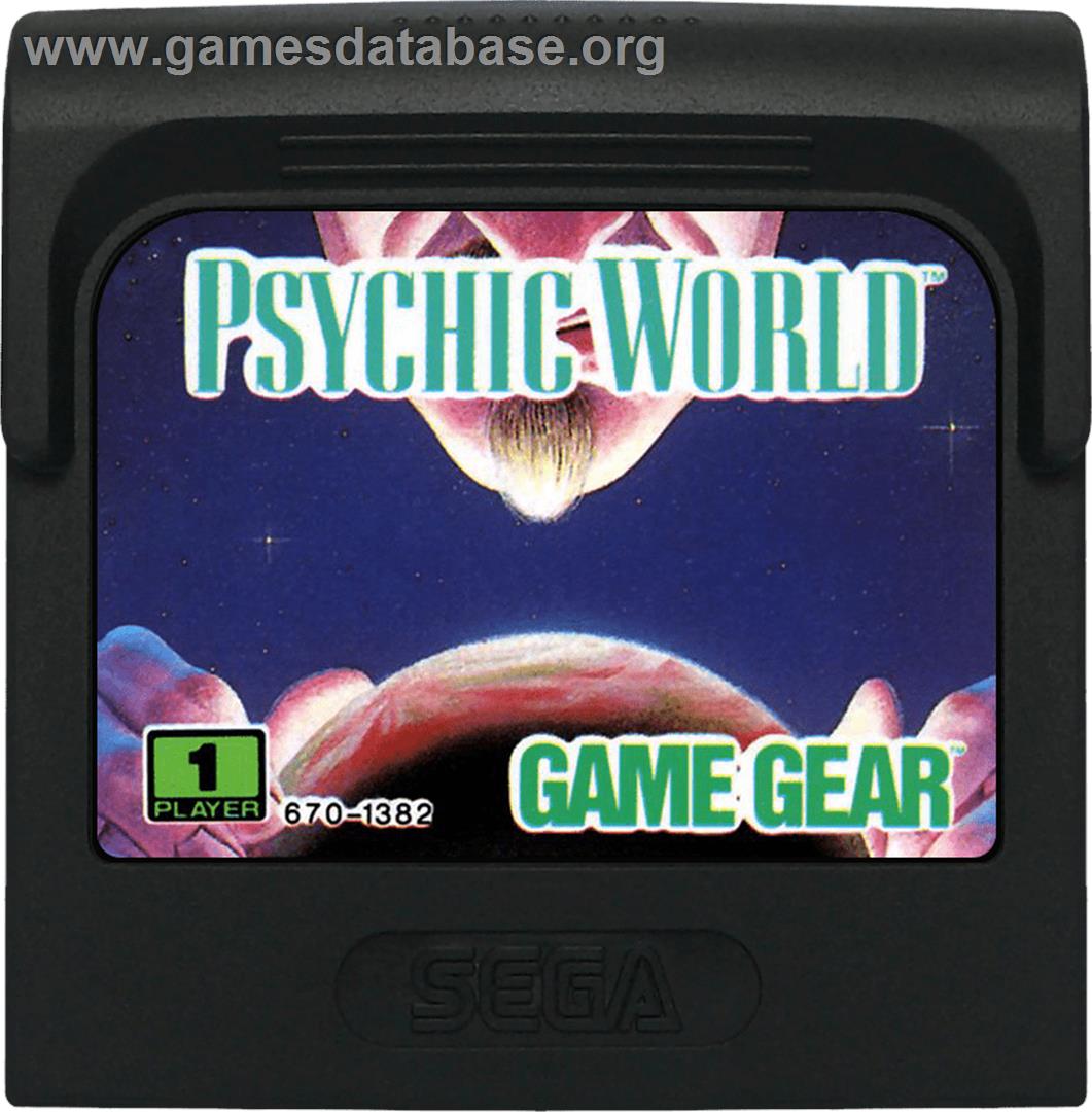 Psychic World - Sega Game Gear - Artwork - Cartridge