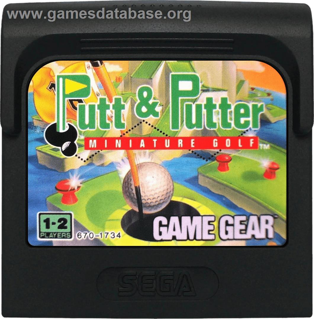 Putt & Putter - Sega Game Gear - Artwork - Cartridge