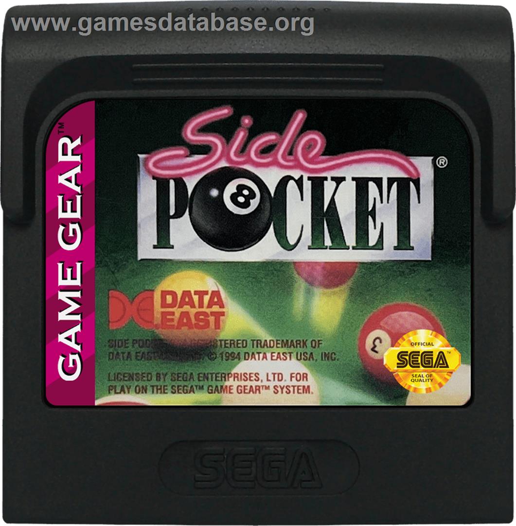 Side Pocket - Sega Game Gear - Artwork - Cartridge