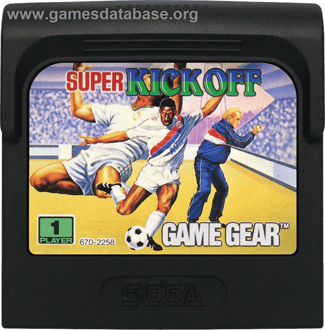 Super Kick Off - Sega Game Gear - Artwork - Cartridge