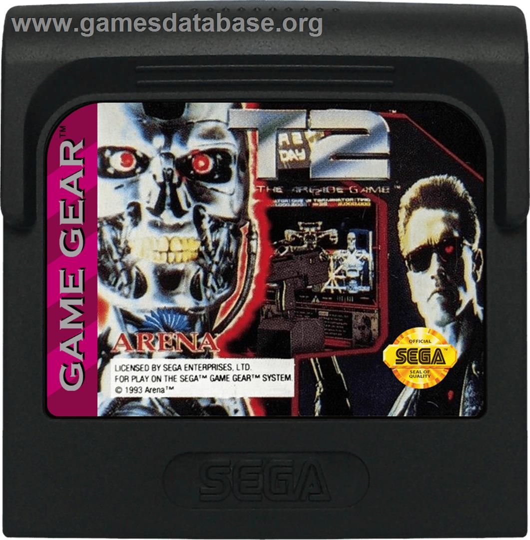 Terminator 2 - Judgment Day - Sega Game Gear - Artwork - Cartridge