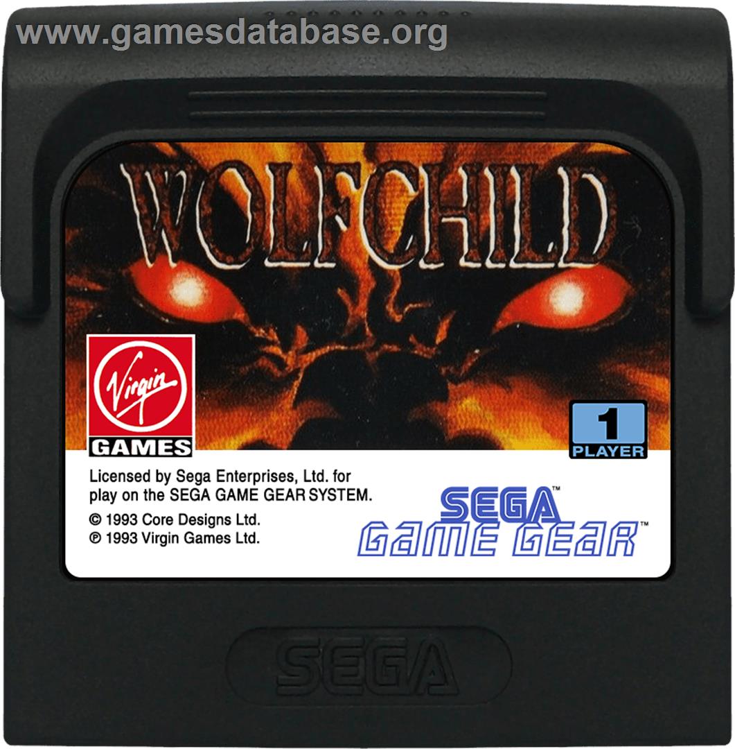 Wolfchild - Sega Game Gear - Artwork - Cartridge