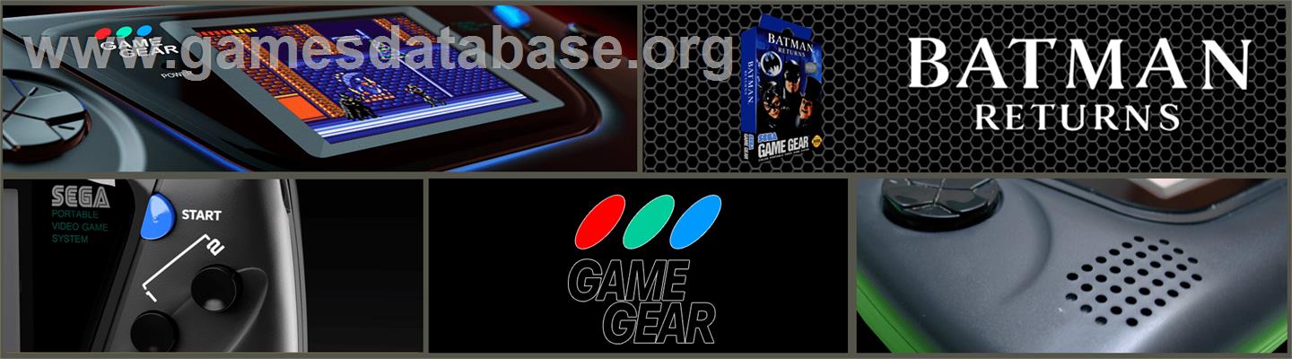 Batman Returns - Sega Game Gear - Artwork - Marquee