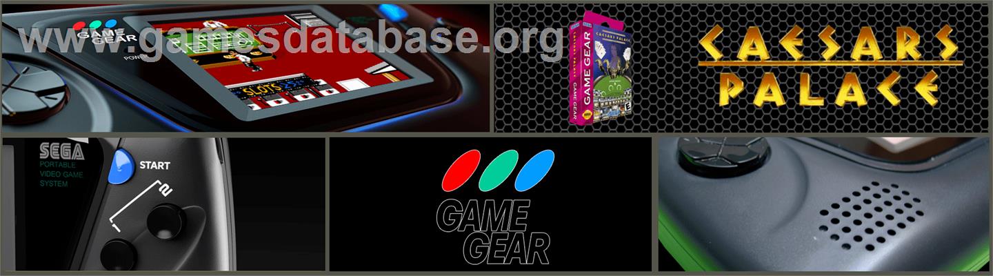 Caesar's Palace - Sega Game Gear - Artwork - Marquee