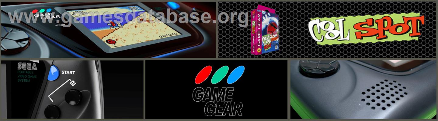 Cool Spot - Sega Game Gear - Artwork - Marquee