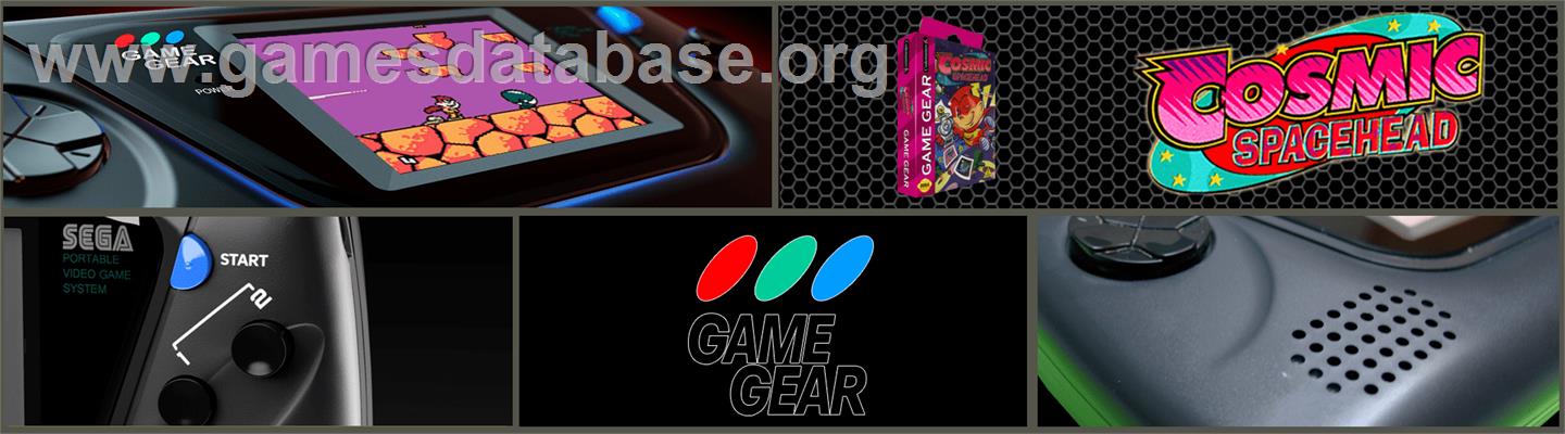 Cosmic Spacehead - Sega Game Gear - Artwork - Marquee