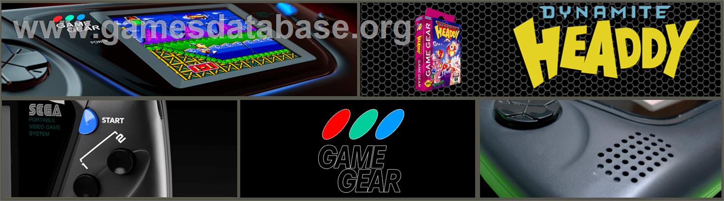 Dynamite Headdy - Sega Game Gear - Artwork - Marquee